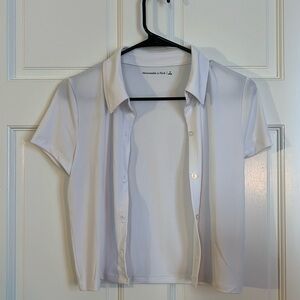 Abercrombie short sleeve button down
